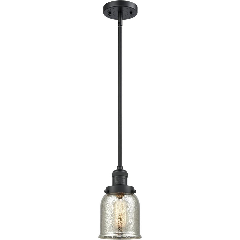 Innovations 201S-BK-G58 1 Light Mini Pendant, Matte Black