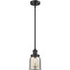 Innovations 201S-BK-G58 1 Light Mini Pendant, Matte Black view 1