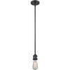 Innovations 201S-BK-G58 1 Light Mini Pendant, Matte Black view 2