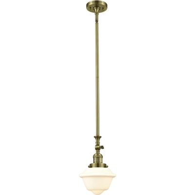 Innovations 206-AB-G531 1 Light Mini Pendant, Antique Brass