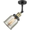 Innovations INNO201F-BAB-G58-LED LED Semi-Flush Mount, Black Antique Brass view 2