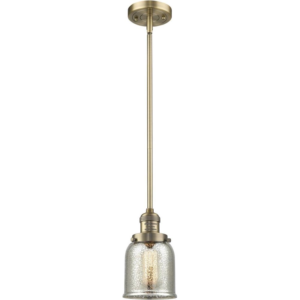 Innovations 201S-BB-G58 1 Light Mini Pendant, Brushed Brass