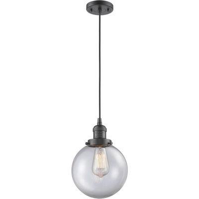 Innovations 201C-OB-G202-8-LED LED Mini Pendant, Oil Rubbed Bronze