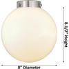 Innovations 201C-OB-G202-8-LED LED Mini Pendant, Oil Rubbed Bronze view 4