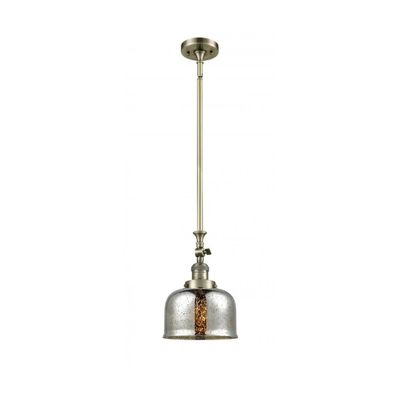 Innovations 206-AB-G78-LED 1 Light Vintage Dimmable LED Mini Pendant, Antique Brass