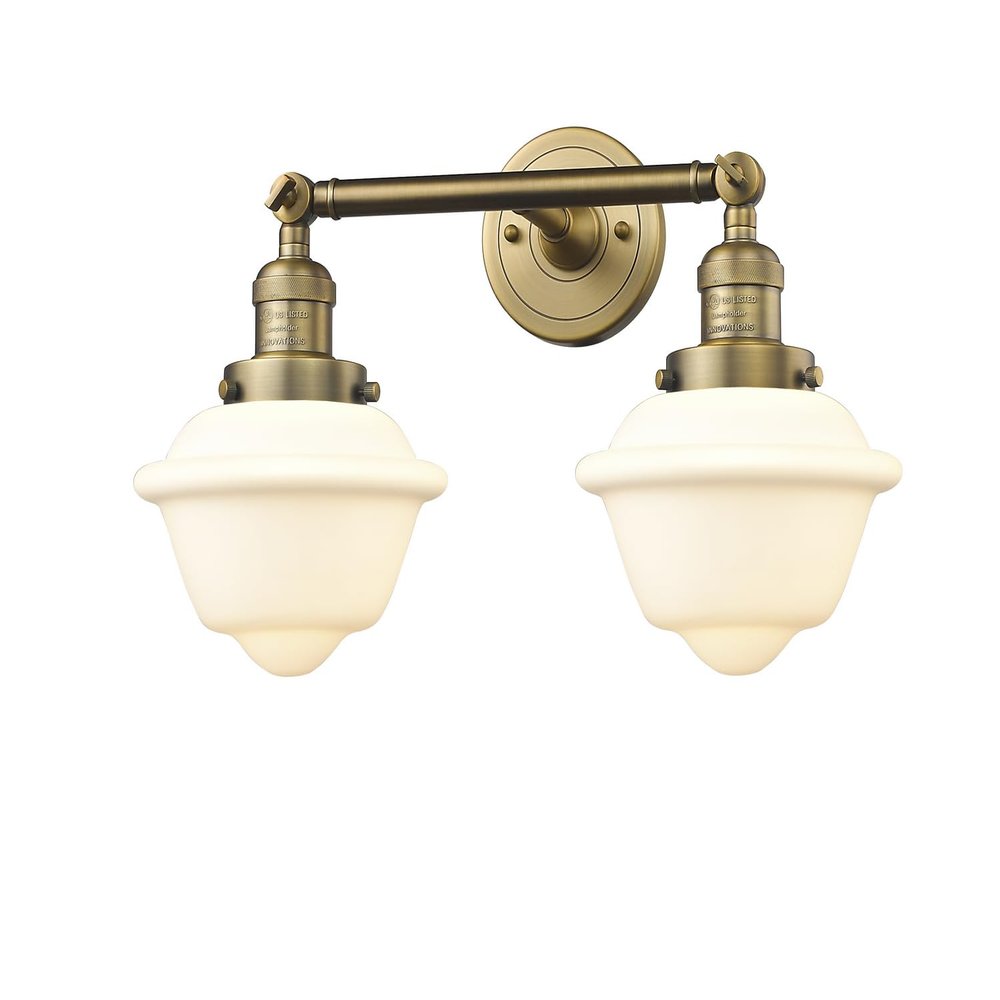 Innovations 208-BB-G531 2 Light Bathroom Fixture, Brushed Brass