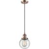 Innovations 201C-AC-G204-6-LED LED Mini Pendant, Antique Copper view 1