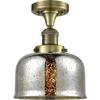 Innovations 517-1CH-AB-G78-LED 1 Light Vintage Dimmable LED Flush Mount, Antique Brass view 1