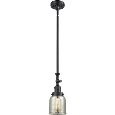 Innovations 206-BK-G58 1 Light Mini Pendant, Matte Black