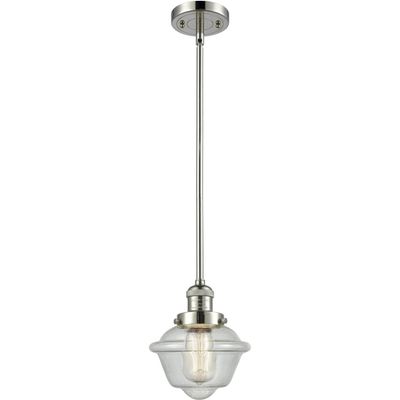 Innovations 201S-PN-G534-LED Transitional LED Mini Pendant from Franklin Restoration Collection in Polished Nickel Finish,