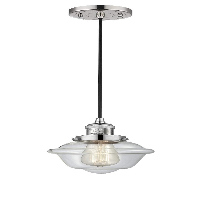 Innovations 201C-PN-G532 1 Light Mini Pendant, Polished Nickel