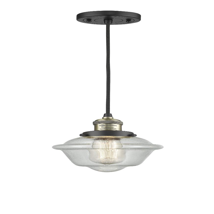 Innovations 201C-BAB-G534 1 Light Mini Pendant, Black Antique Brass
