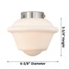 Innovations 201C-BAB-G534 1 Light Mini Pendant, Black Antique Brass view 2