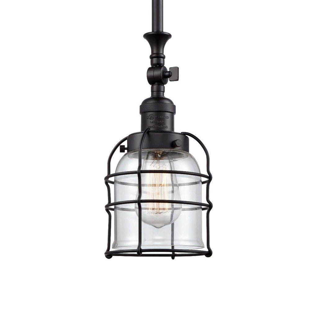 Innovations 206-BK-G52-CE 1 Light Mini Pendant, Matte Black