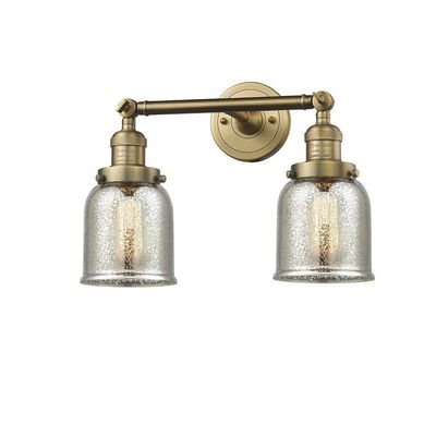 Innovations 208-BB-G58 2 Light Bathroom Fixture, Brushed Brass