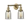 Innovations 208-BB-G58 2 Light Bathroom Fixture, Brushed Brass view 2
