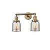 Innovations 208-BB-G58 2 Light Bathroom Fixture, Brushed Brass view 3