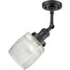 Innovations 201F-BK-G302-LED LED Semi-Flush Mount from Franklin Restoration Collection view 2