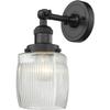 Innovations 201F-BK-G302-LED LED Semi-Flush Mount from Franklin Restoration Collection view 3