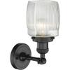 Innovations 201F-BK-G302-LED LED Semi-Flush Mount from Franklin Restoration Collection view 4
