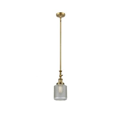 Innovations 206-BB-G262-LED 1 Light Vintage Dimmable LED Mini Pendant, Brushed Brass