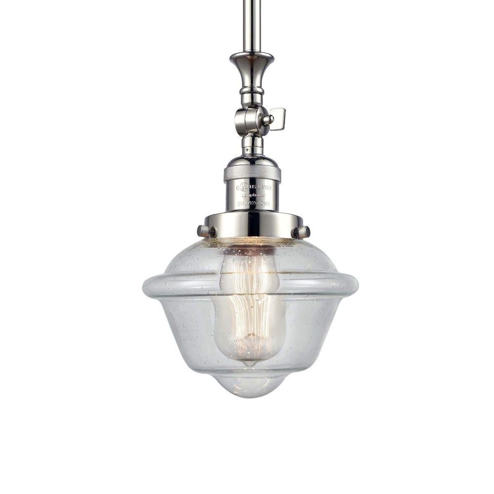 Innovations 206-PN-G534 1 Light Mini Pendant, Polished Nickel