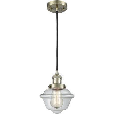 Innovations 201C-AB-G532-LED LED Mini Pendant from Franklin Restoration Collection
