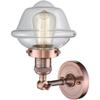 Innovations 201F-AC-G532-LED Transitional LED Semi-Flush Mount from Franklin Restoration Collection in Copper Finish, view 4