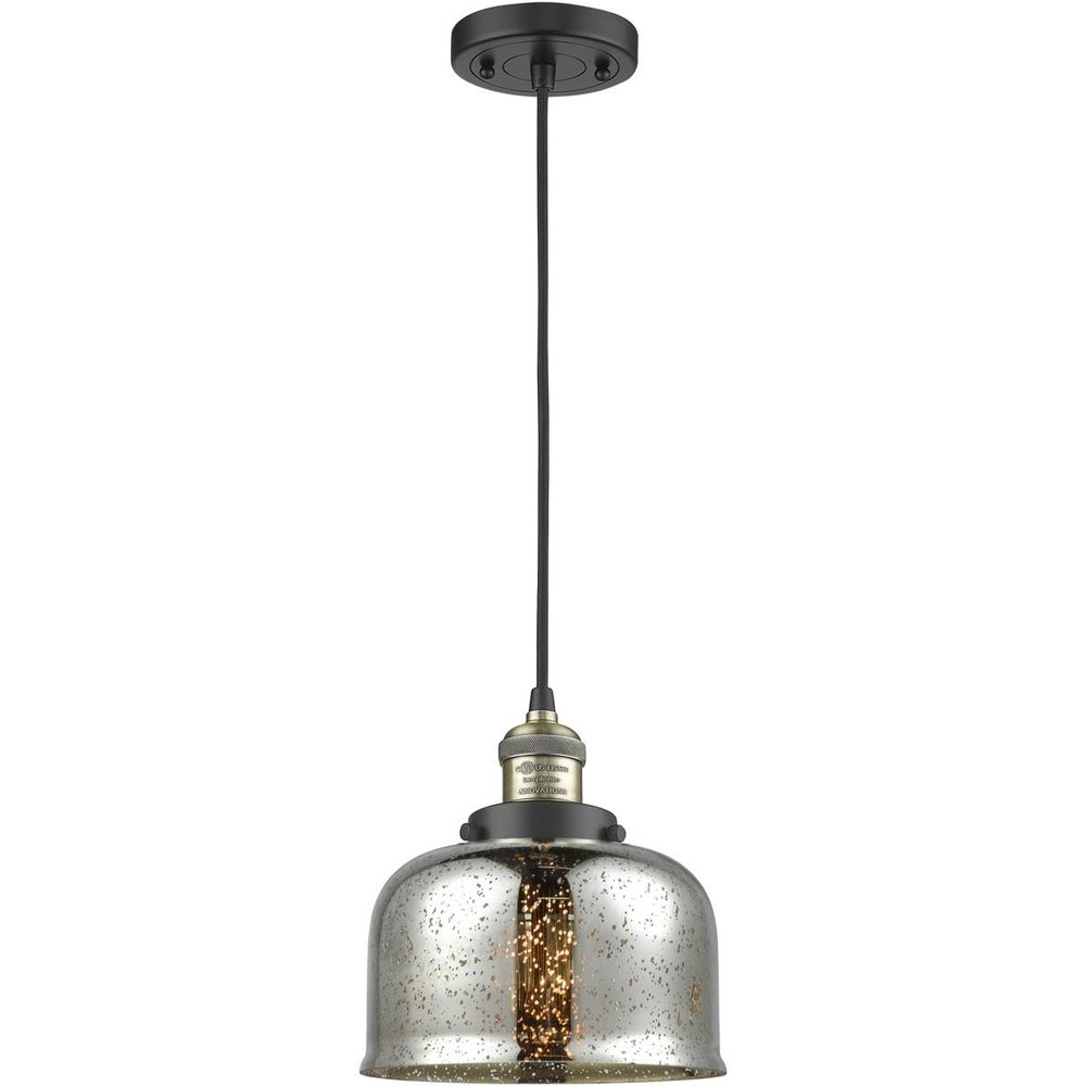 Innovations INNO201C-BAB-G78-LED LED Mini Pendant, Brass-Antique Finish