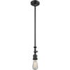 Innovations 206-BK-G58-LED 1 Light Vintage Dimmable LED Mini Pendant, Matte Black view 2