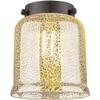 Innovations 206-BK-G58-LED 1 Light Vintage Dimmable LED Mini Pendant, Matte Black view 3