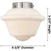 Innovations 206-BB-G532 1 Light Mini Pendant, Brushed Brass view 2