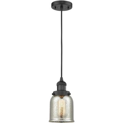 Innovations 201C-BK-G58 1 Light Mini Pendant, Matte Black