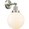 Innovations 201F-SN-G201-8-LED Transitional LED Semi-Flush Mount from Franklin Restoration Collection in Pewter, Nickel, Silver Finish, view 2