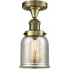 Innovations 517-1CH-AB-G58-LED 1 Light Vintage Dimmable LED Flush Mount, Antique Brass view 1
