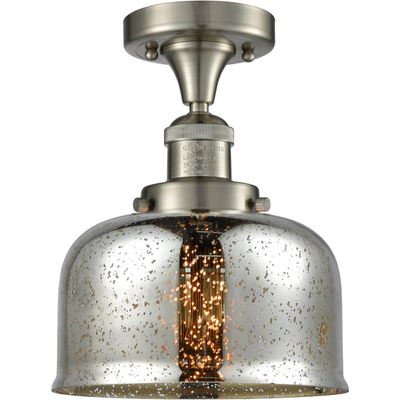 Innovations 517-1CH-SN-G78 1 Light Semi-Flush Mount, Brushed Satin Nickel