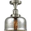 Innovations 517-1CH-SN-G78 1 Light Semi-Flush Mount, Brushed Satin Nickel view 1