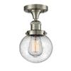 Innovations 517-1CH-SN-G204-6 1 Light Semi-Flush Mount, Brushed Satin Nickel view 1