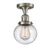 Innovations 517-1CH-SN-G204-6 1 Light Semi-Flush Mount, Brushed Satin Nickel view 3