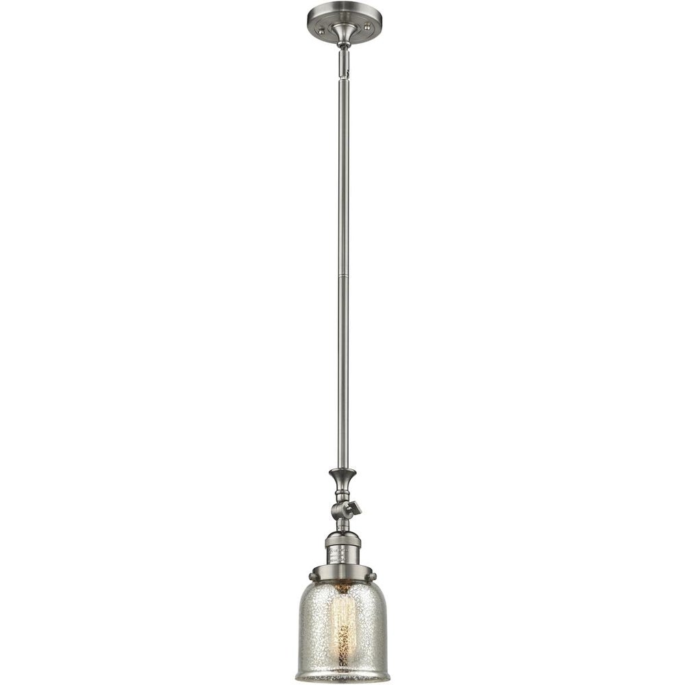 Innovations 206-SN-G58 1 Light Mini Pendant, Brushed Satin Nickel