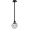 Innovations 201S-BK-G534-LED Transitional LED Mini Pendant from Franklin Restoration Collection in Black Finish,Matte Black view 1