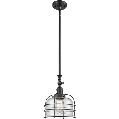 Innovations 206-BK-G72-CE-LED 1 Light Vintage Dimmable LED Mini Pendant, Matte Black