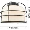 Innovations 206-BK-G72-CE-LED 1 Light Vintage Dimmable LED Mini Pendant, Matte Black view 4