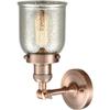 Innovations 201F-AC-G58-LED Transitional LED Semi-Flush Mount from Franklin Restoration Collection in Copper Finish, view 4