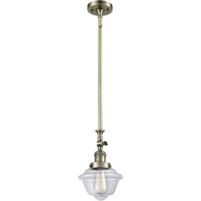 Innovations 206-AB-G532 1 Light Mini Pendant, Antique Brass