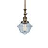Innovations 206-BB-G534 1 Light Mini Pendant, Brushed Brass view 1