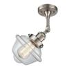 Innovations 201F-SN-G532-LED Transitional LED Semi-Flush Mount from Franklin Restoration Collection in Pewter, Nickel, Silver Finish, view 1