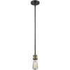 Innovations 201S-BAB-G58 1 Light Mini Pendant, Black Antique Brass view 2