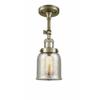 Innovations 201F-AB-G58 1 Light Semi-Flush Mount, Antique Brass view 1