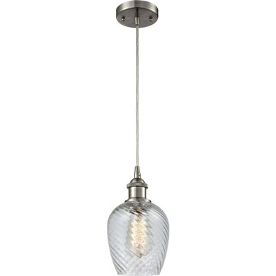 Innovations 516-1P-SN-G292-LED 1 Light Vintage Dimmable LED Mini Pendant, Brushed Satin Nickel